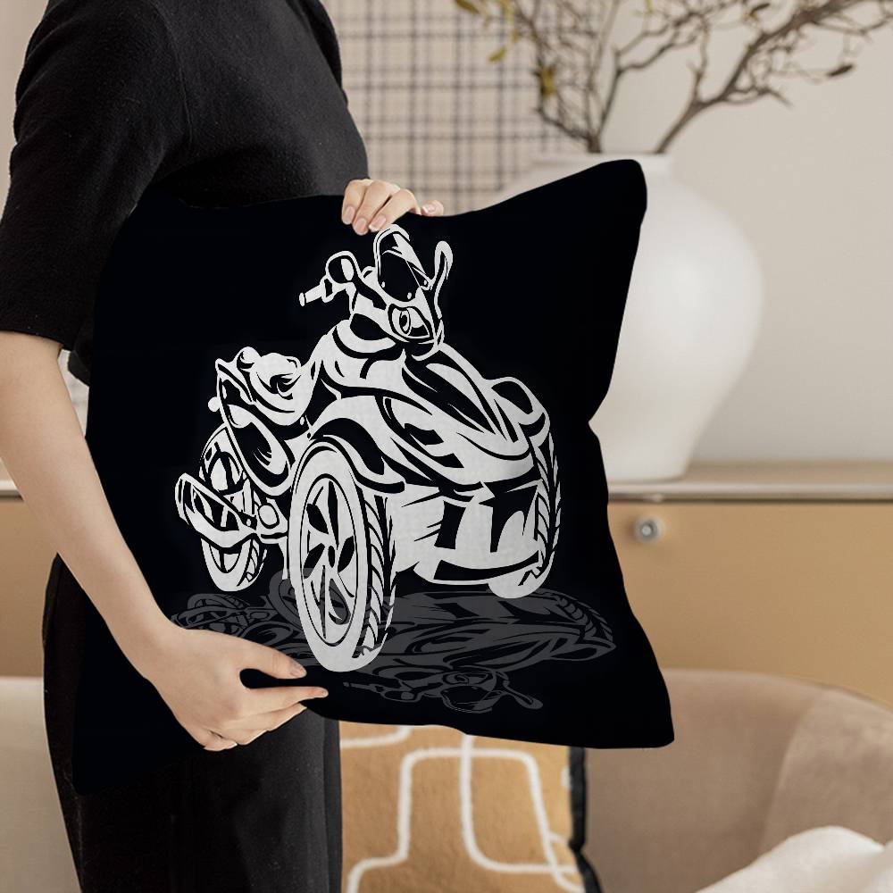 Can-Am Spyder Logo Stitch Lucky Dragon pillow cover sofa cushion cover home room decoration children gift