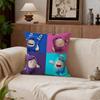 Cartoon Oddbods Cushion Cover Cushion Cover Set 4Pcs 50X50 45X45 40X40 Pillowcase Decorative Sofa Home Decor
