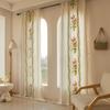 European Classical Floral Blackout Sheer Curtains for Balcony, Living Room, Bedroom, Bay Window