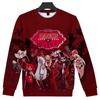 10 Colors Women Men's Hazbin Hotel Anime Print Hoodies Round Neck Sweatshirts Man Travel Pullover Male Top Streetwear Outdoor Tracksuit