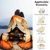1pc haunted house autumn Outdoor Flannel Blanket Soft Warm All-Season Throw for Sofa Bed Car Camping Office, Cozy Gift Idea1256S