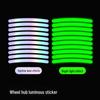 Colorful Laser Reflective Stickers for Motorcycle Electric Car Wheels: Anti-Collision and Luminous Tire Decoration