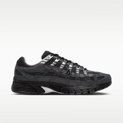 Nike P-6000 Замша Антрацит Металлик Серебристый