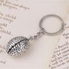 Jewelry Bag Pendant Car Keyrings Brain Key Holder Bag Hanger Human Cerebrum Keyring 3D Keychain