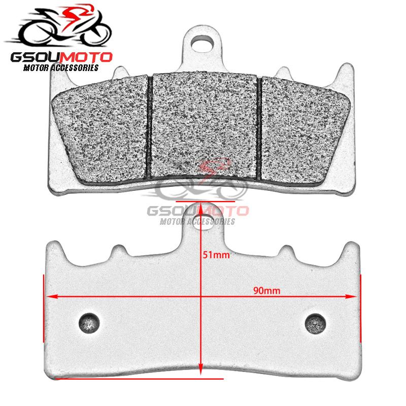 Front Rear Brake Pads For Suzuki GSX 1300 R 750 Hayabusa GSXR1300 GSXR1100 TL 1000 GSF 1200 Bandit For KAWASAKI ZX-12 R ZX 1200
