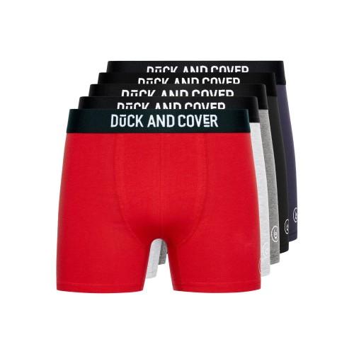Duck and Cover Mens Mulbers Boxer Shorts (Pack of 5)