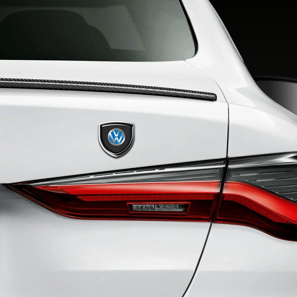 Для VW Volkswagen Jetta MK5 Golf 3D Металлические Наклейки-Эмблемы Щитки на Крыло Кузова Автомобиля Декор Для VW Volkswagen Passat Golf 4 5 7 6 mk3