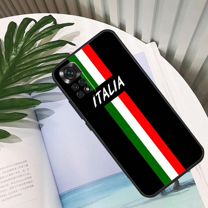 Italy Flag Funda For Xiaomi Redmi Note 13 10 11 12 14 15 Pro Plus Case For Redmi 15C 12C 13C 14C 10C 15