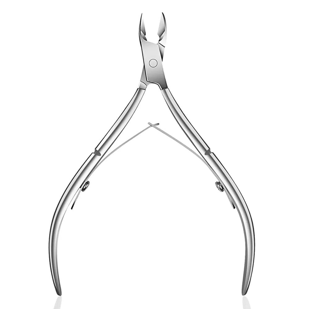 LINMANDA Cuticle Pliers with Cuticle Pusher Stainless Steel Cuticle Remover and Trimmer Perfect For Fingernails and Toenails