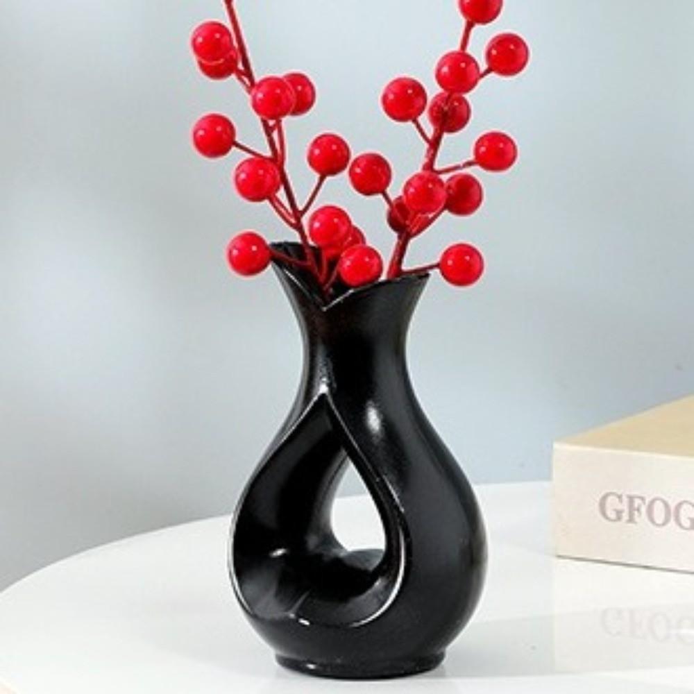 Handmade Decorative Vase Irregular Shape Table Vase Simple Flower Arrangement Ornament Office