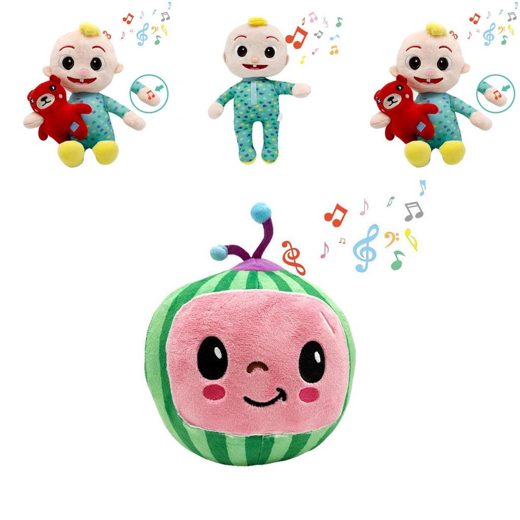 Cocomelon Jj Plush Doll With Musical Features And Durable Soft Fabric For Educational Play