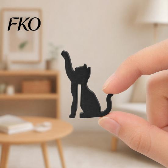 Creative Toy Hook 3D Printed Dog/Cat Hook, Compact Decorative Door Interactive Dog Shaped Pet Shape Hanger Ornament for Living Room Bedroom