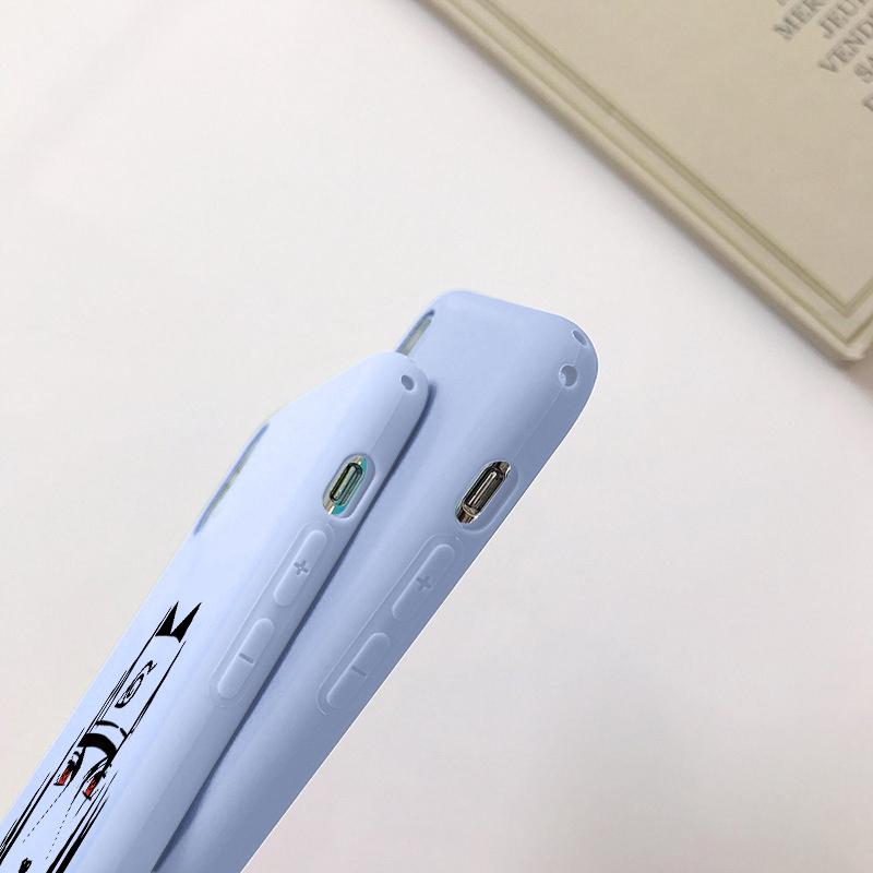 Чехол для телефона с рисунком аниме для iPhone Samsung A55 S24 FE S25 M35 A16 Xiaomi Redmi Note 13Pro 14C Huawei Honor Realme противоударный матовый чехол с защитой от царапин