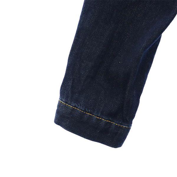 Lily Brown неношеное Длинный рукав Джинсовое платье с оборками F Navy LWFO181003 Женщины Б/у