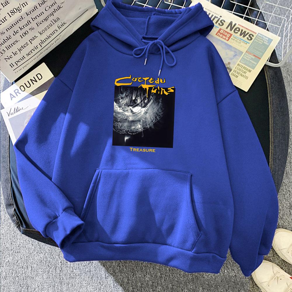 Печать альбома Толстовки Женские Мужские Унисекс Одежда Рок-группа Cocteau Twins Sudaderas Moletom Feminino Худи