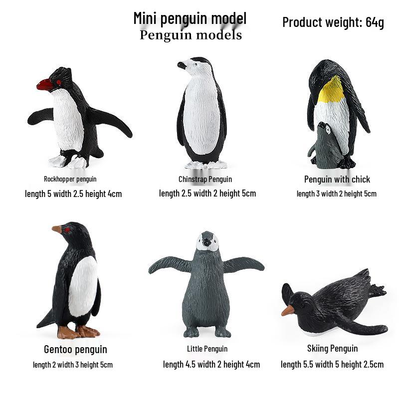 Kids' Wild Animal Model Toys: Leopard, Cheetah, Jaguar, Black Panther, Snow Leopard Figurines.