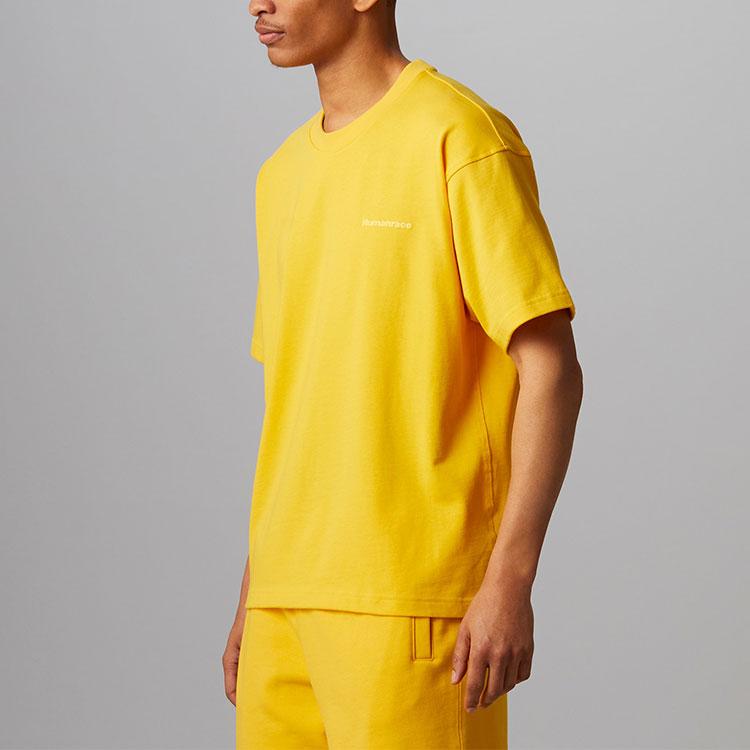 Adidas X Pharrell Williams Humanrace Basic Tee Bold Gold Unisex Tops HG1806