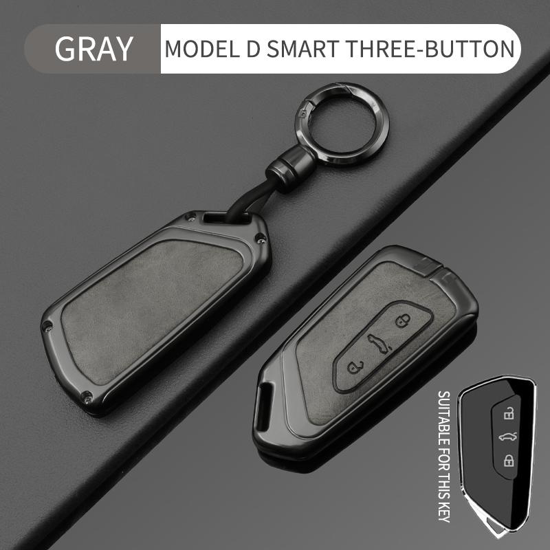 Zinc alloy Car key cover case protector, For Volkswagen Golf 8 Mk8 2020 Skoda Minolta A8 2021 MAGOTAN 2026, Car accessories