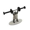 Funny Barbell Toilet Paper Holder Space Saving 3D Printed Toilet Paper Rack  Home Decor