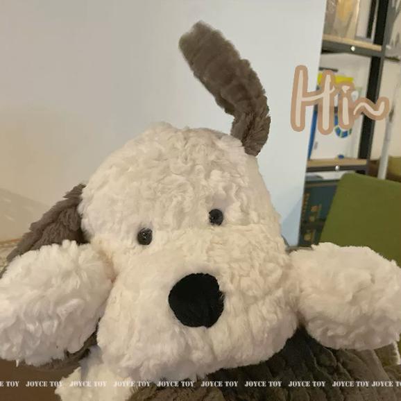 All Ages Lifelike Design Super Soft Plush Fluffy Small Dog Plush with PP Cotton Filling for Birthday Stress Relief