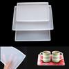 Arts Cup Mad Silicone Coaster Jewelry Making Mould Epoxy Resin Casting Molds Square Coaster Mold
