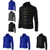 Fashionable Men's Double Breasted Medieval Jacket Perfect For Halloween Parties