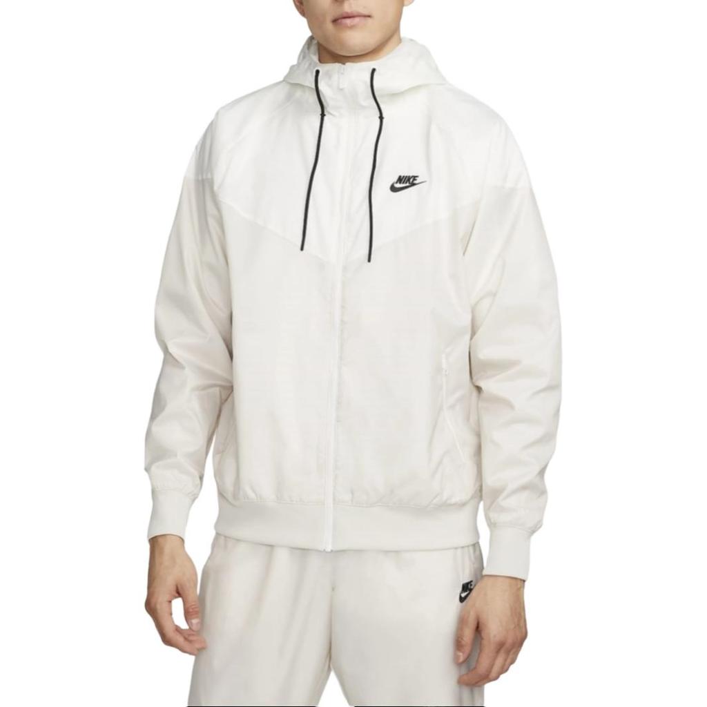 New Nike Sportswear Windrunner Men's Hooded Jacket White DA0001-104