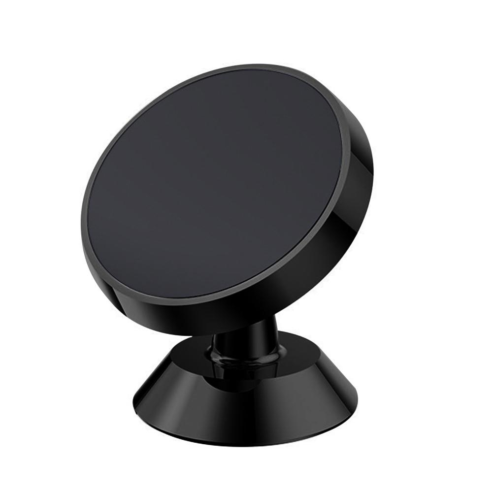 Магнитный держатель телефона, вращающееся на 360 градусов автомобильное крепление для телефона для iPhone 14 13 12 (черный)