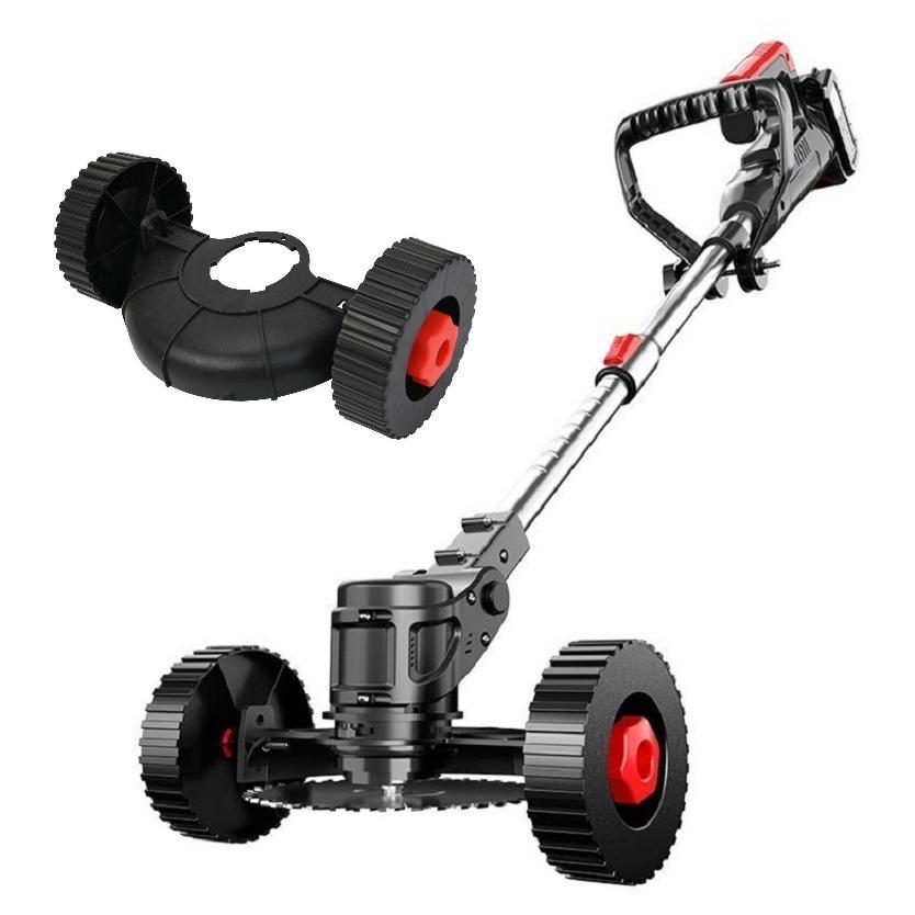 Универсальные тренировочные колеса Аксессуары для газонокосилок Съемная рама для поддержки рук Регулируемый триммер для газона