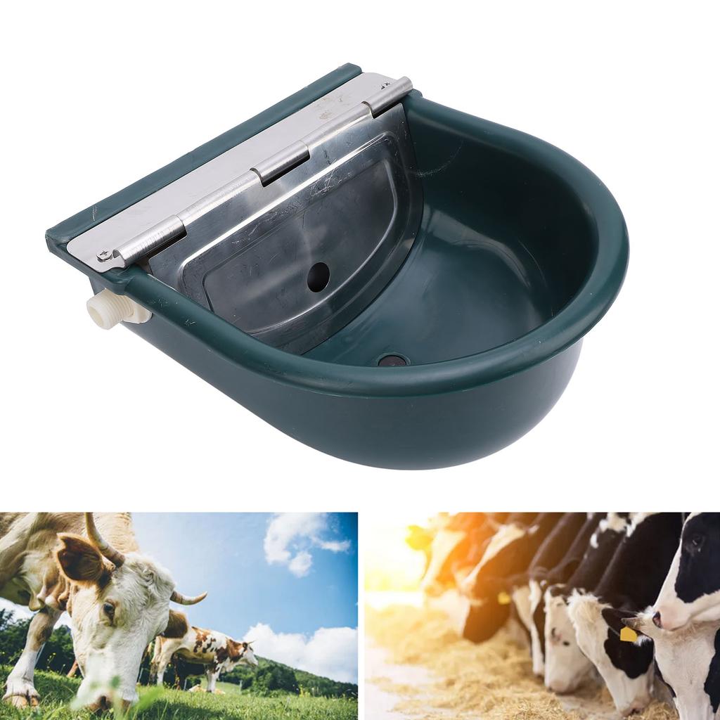 Automatic Animal Drinking Wat Bowl Stainless Steel Wat for Horse Goat Cow Livestock Wat Trough Dispens Pet Supplies