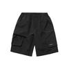 Li Ning Sports Fashion Series Loose Multi-Pocket Shorts Men Shorts Black AKSR179-2