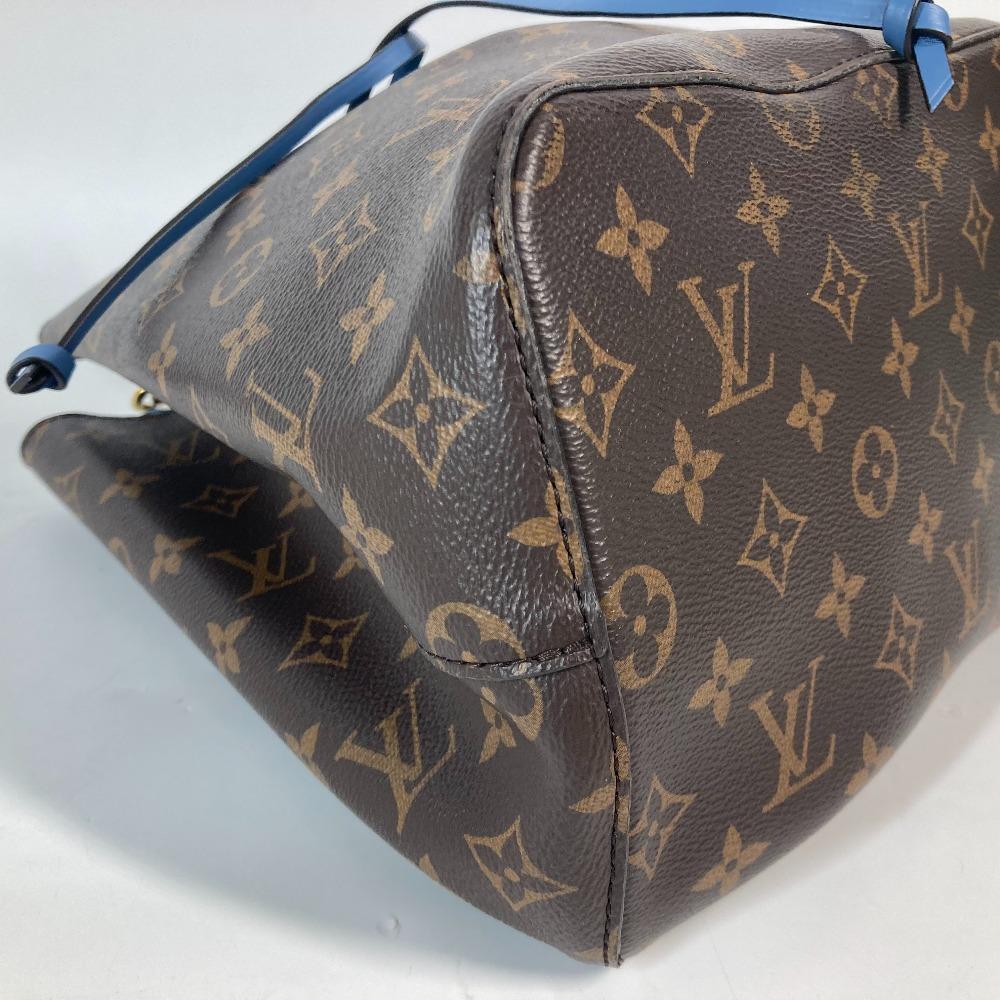 Louis Vuitton M43569 Сумка-ведро Monogram Neonoe Наплечная сумка Коричневый x синий