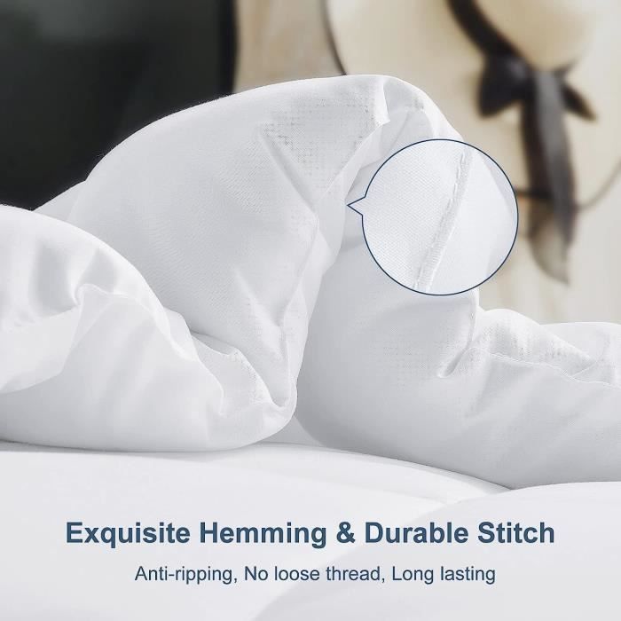 Couette - CozyLux - 240x260 cm - Microfibre - 4 Saisons - Douce et Légère