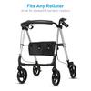 Портативная складная корзина-сумка для ходунков-роллатора, большая вместимость, многоразовая, под сиденье, сумка для хранения инвалидной коляски, четырехколесный роллатор
