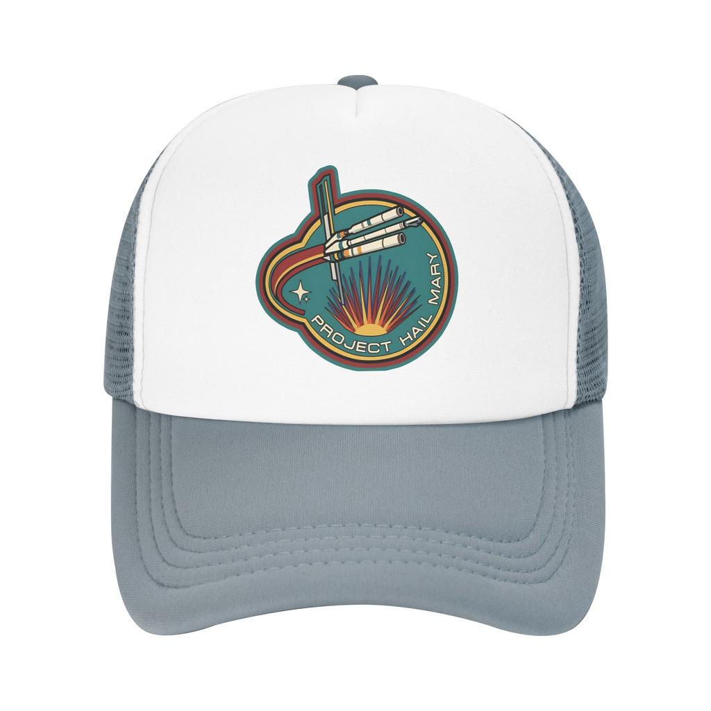 Summer Mesh Sun Hats Project Hail Mary Film Logo Baseball Cap Couple Print Tennis Skate Sun Visor Baseball Caps