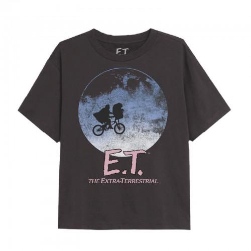 E.T Girls Moon & Bike T-Shirt