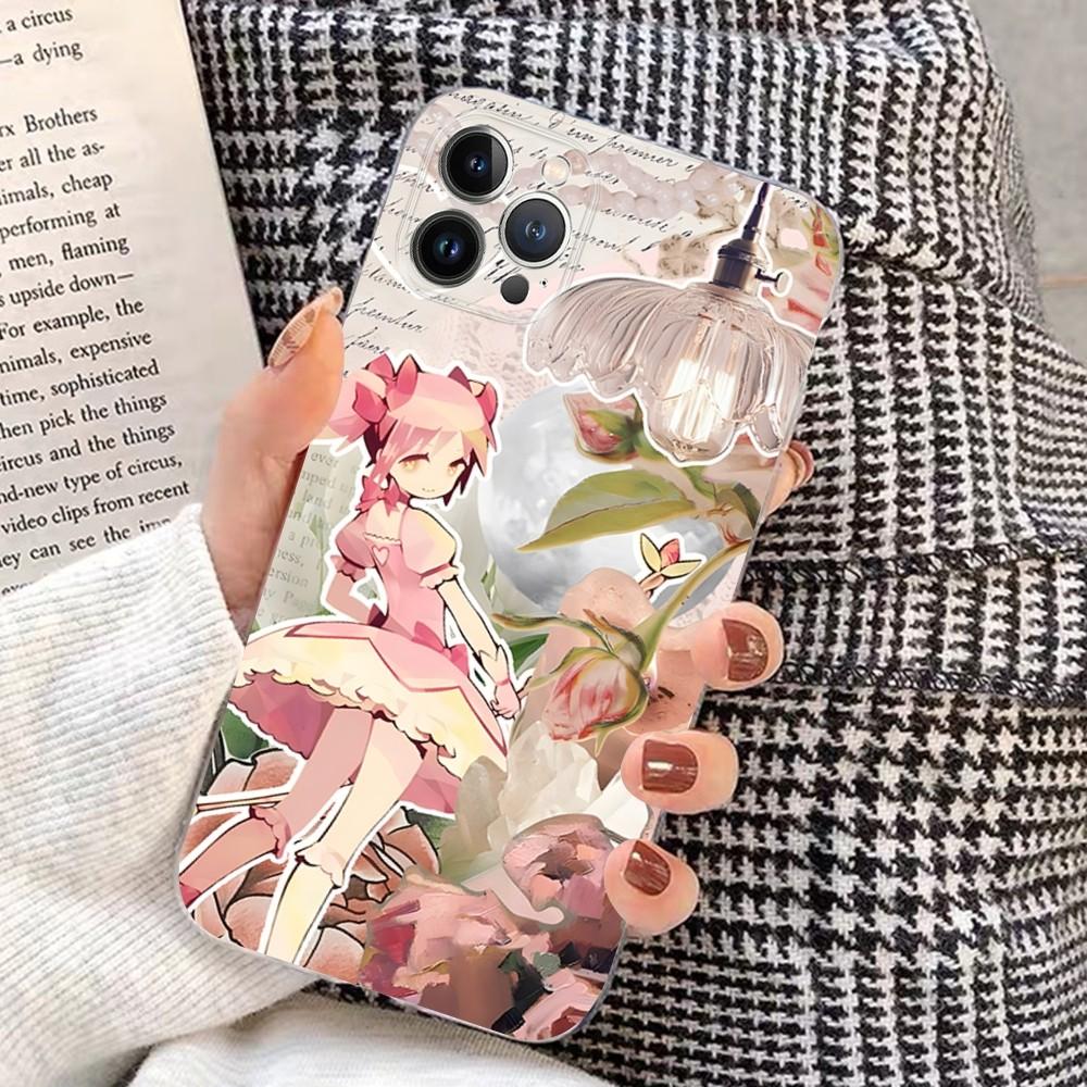 Чехол для телефона Puella Magi Madoka Magica Для iPhone 15 14 11 12 13 Mini Pro XS Max Чехол 6 7 8 Plus X XR SE 2020 Funda Shell