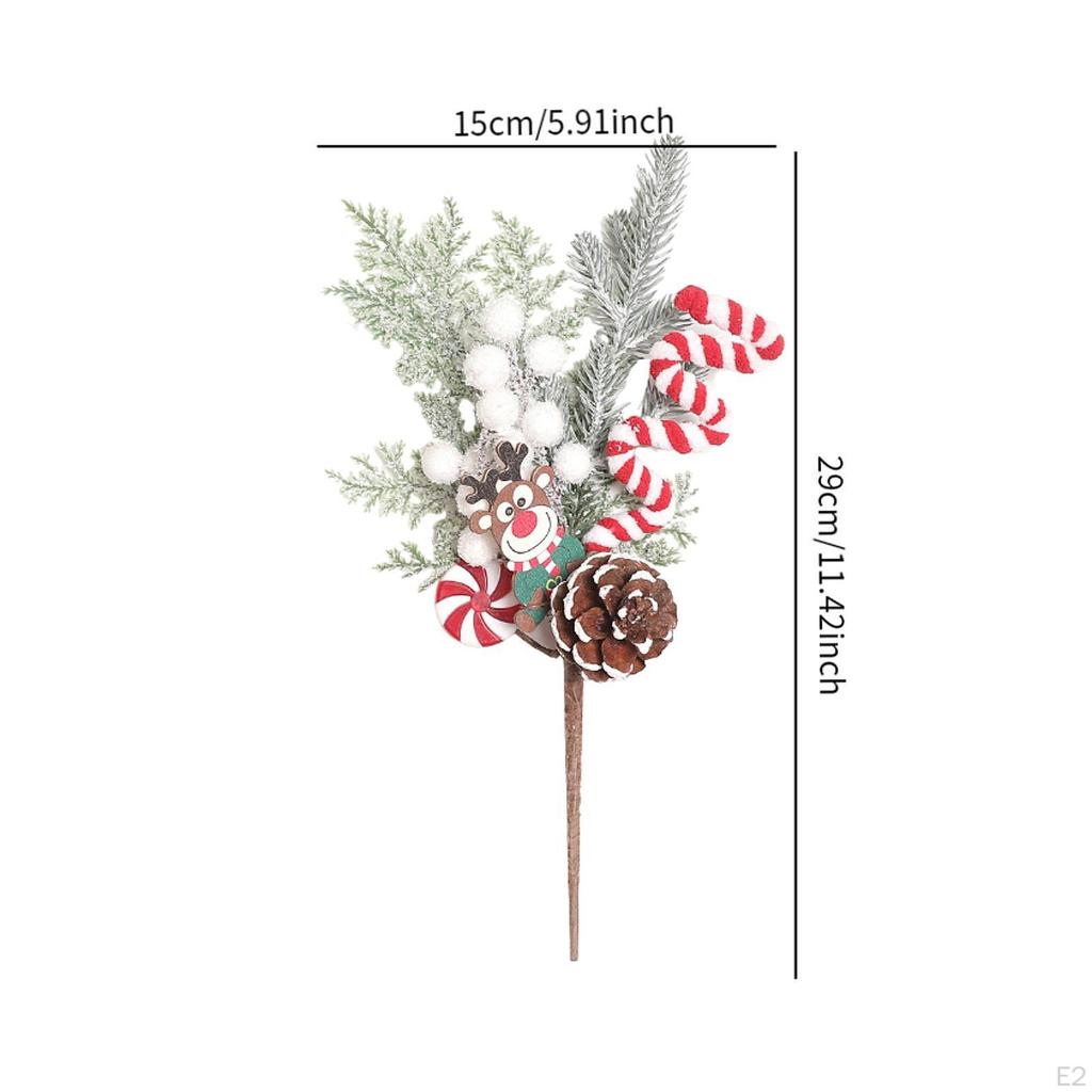 5x елочные ветки для наполнения искусственные цветы деревья украшения своими руками легкое украшение