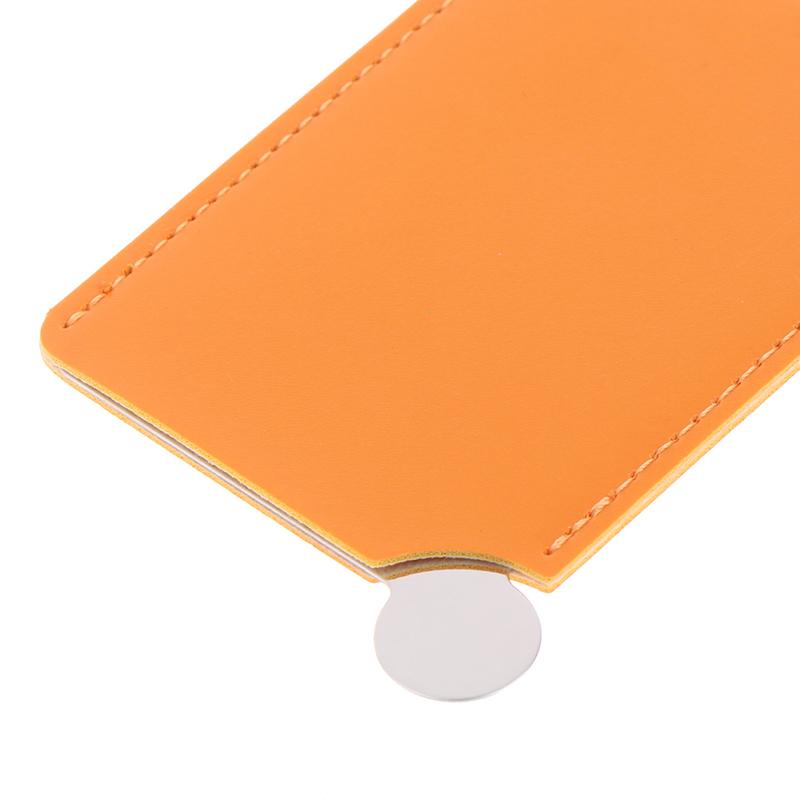 Portable Mini Stainless Steel Unbreakable Makeup Pocket Mirror Cosmetic Mirror