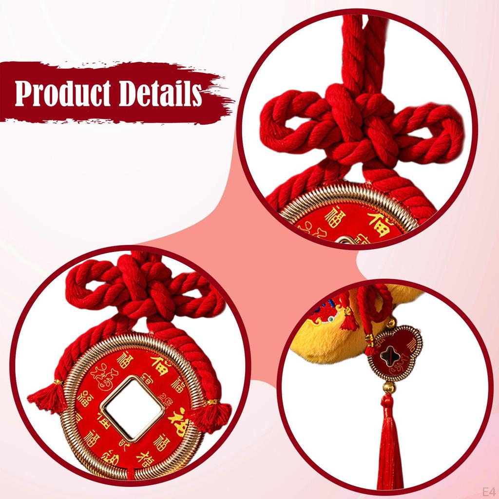 Chinese Year Hanging Decoration Gourd Charm Pendant Knot Tassel Ornament