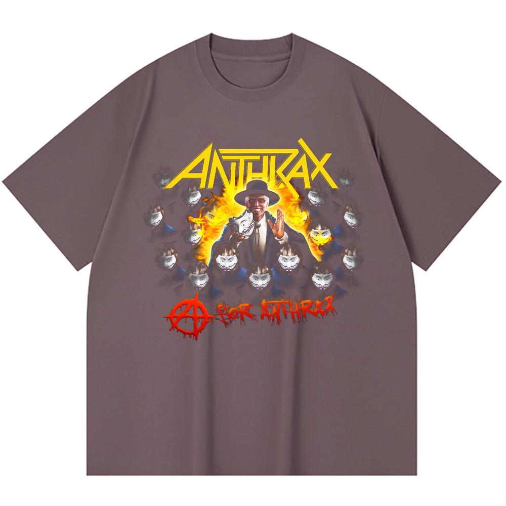 Хлопковая футболка плотностью 230 г/м² 100% Хлопок Heavy Metal Футболка с принтом рок-группы Популярная музыка Унисекс Тяжелая хлопковая футболка