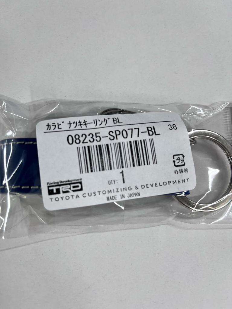 TRD Key Ring with Carabiner Item Number: 08235-SP077-BL