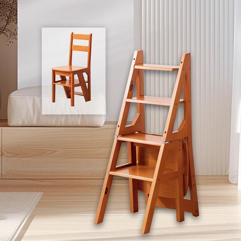 Складная стремянка-стул, стул-лестница для библиотеки, кухни, гостиной, двора