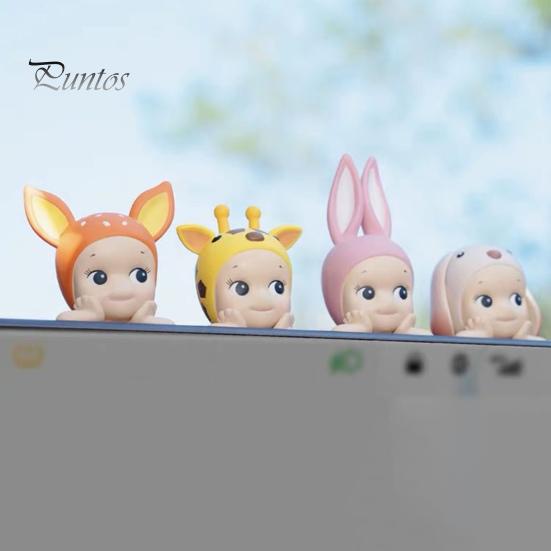 12 шт. Ангельская коробка, мини-фигурки, серия, милый декор для автомобиля, ноутбука, стола, солнечный ангел, обувь, украшение, рождественский подарок для телефонов, ПК