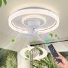 Modern Ceiling Fan With Light 360 Degree Rotating 220V Infinitely Dimmable Bedroom Living Room Ceiling Fan Lamp Indoor Decor