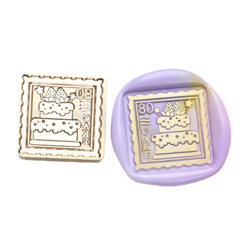 Сменный восковой штамп с героями мультфильмов, 11 видов конструкций, круглый/квадратный/прямоугольный для изготовления карточек «сделай сам», запечатывающий конверт