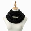 Thick Warm Fabric Neck Warmer Scarf Solid Color Winter Knitted Scarf  Winter Season