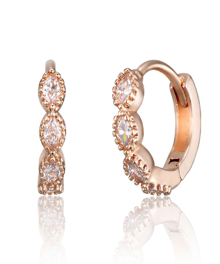 Ellejewelry 14K Gf Серьги-гвоздики с кубическим цирконием Elgpee560