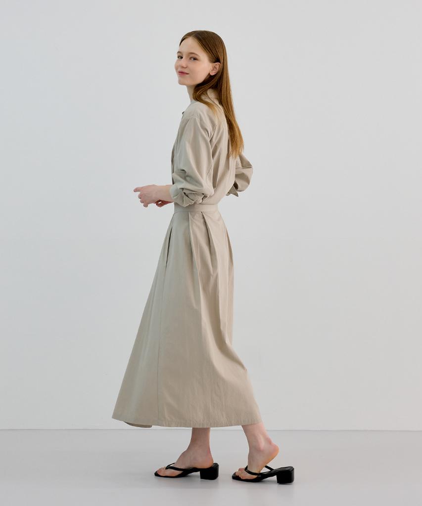 Noing Two-Way Dress (Khaki Beige)