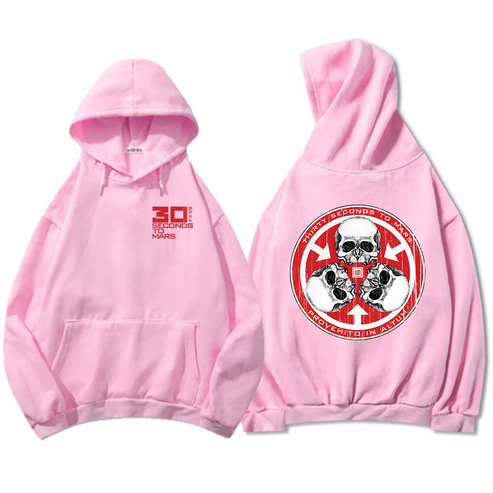 Толстовки Thirty Seconds To Mars с длинным рукавом, модные худи с капюшоном, повседневные, в стиле рок, унисекс, уличная одежда, мужские